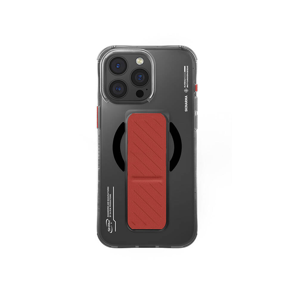 Skinarma Axon iPhone 16 Pro M-safe Teknoloji Desenli Standlı Kılıf Skinarma Axon iPhone 16 Pro M-safe Teknoloji Desenli Standlı Kılıf